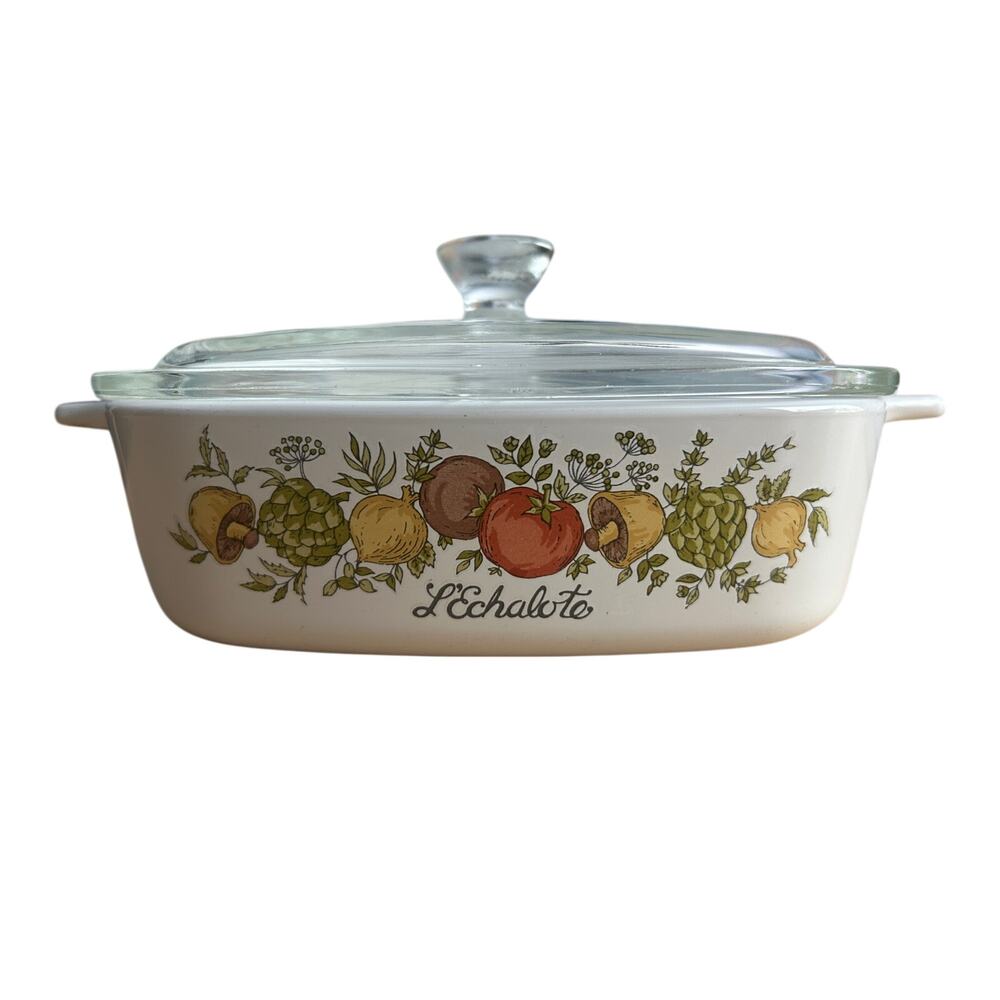CorningWare Spice of Life L'Echalote 1 Qt Casserole Dish With Lid